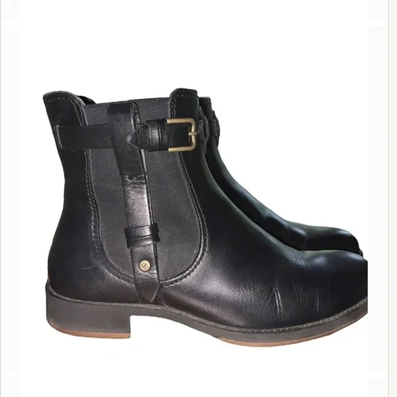 SOLD! ECCO Saunter Mid Cut Leather Chelsea Ankle Boots Sz EU37/US6 - 6.5 - Picture 13 of 16